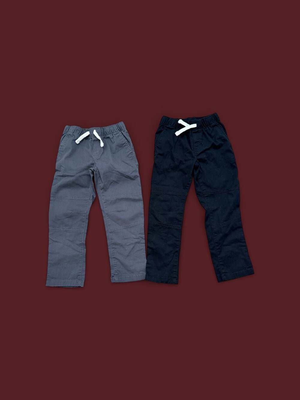 Cat & Jack Boys' 2-Pack Stretch Straight Fit Woven Pull-On Pants, Size 5
